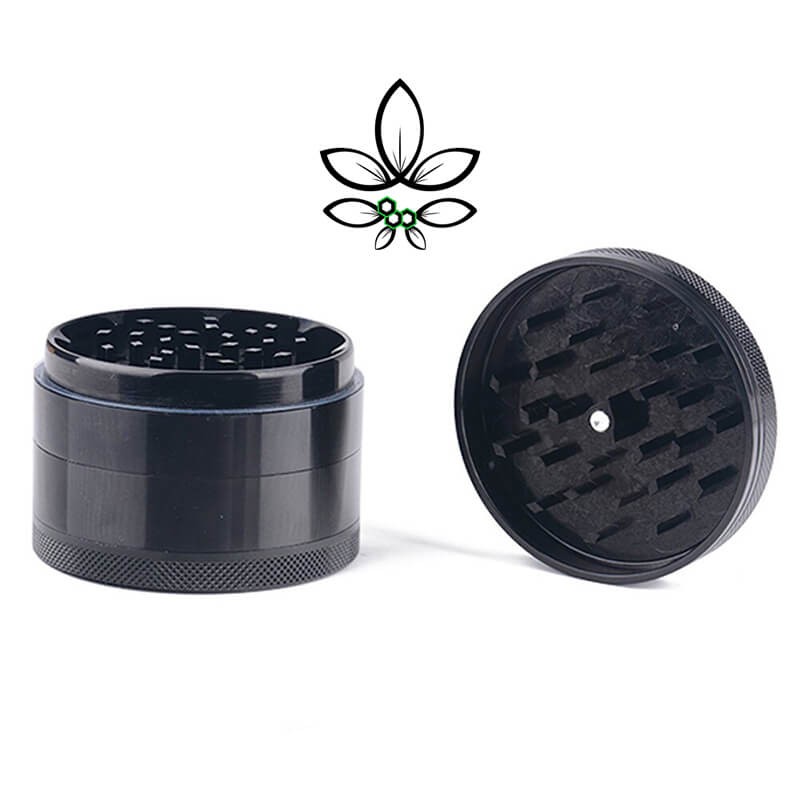 Grinder En Métal YapitHome - Moulin à Herbes Et épices Avec Tamis Et Couvercle Magnétique