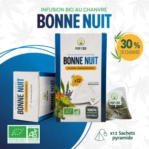 Infusion CBD BIO : "Bonne Nuit"
