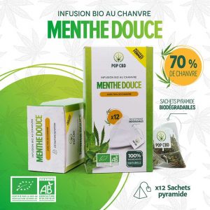 Infusion CBD BIO : "Menthe relax"