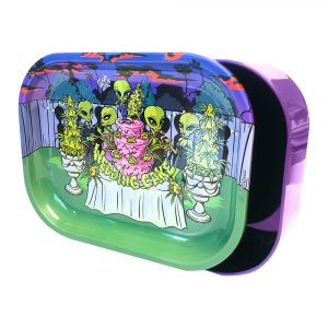 Set Plateau & Rangement Métallique - Best Buds - Wedding Cake