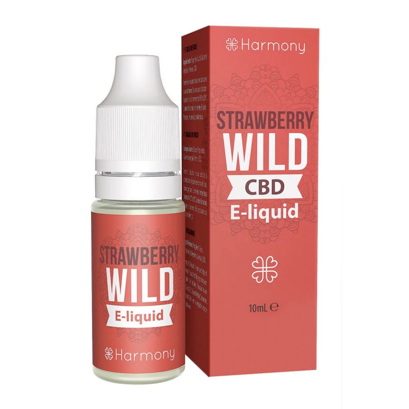 E-liquide CBD Strawberry 100mg flacon 10ml sans nicotine