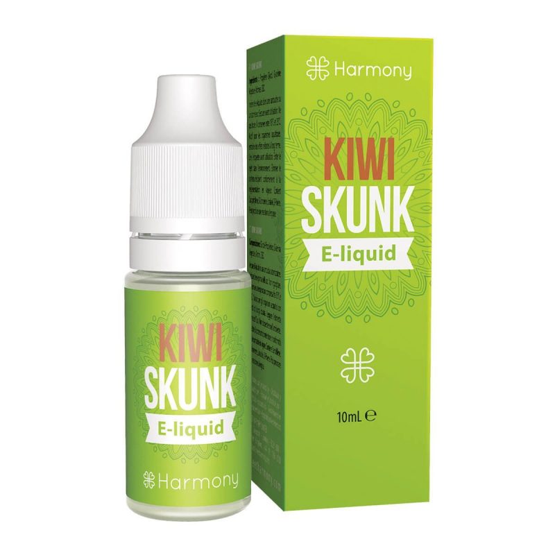 eliquid-kiwi-skunk E-liquide CBD kiwi skunk 100mg flacon 10ml sans nicotine