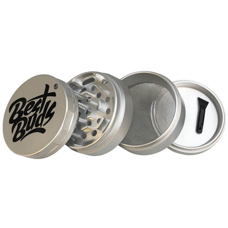 Grinder Best Buds Mighty en aluminium 4 parties