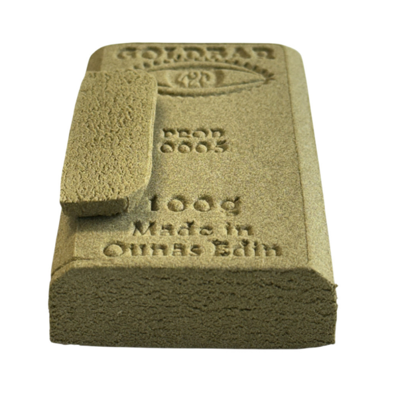 goldbar Découvrez la résine CBD La Beuhtique GoldTonic Beldi n°0005 de Goldbar420 : 25,87 % de CBD, texture malléable, notes fruitées et terreuses, fabrication marocaine.